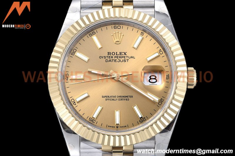 Rolex - Datejust 126333 41mm YG/SS Flt Jub RG EWF A3235