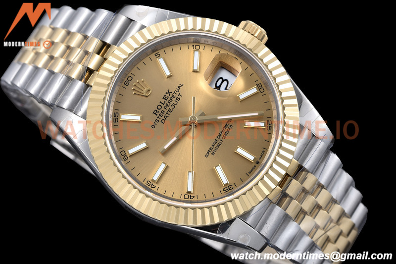 Rolex - Datejust 126333 41mm YG/SS Flt Jub RG EWF A3235