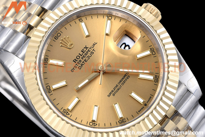 Rolex - Datejust 126333 41mm YG/SS Flt Jub RG EWF A3235