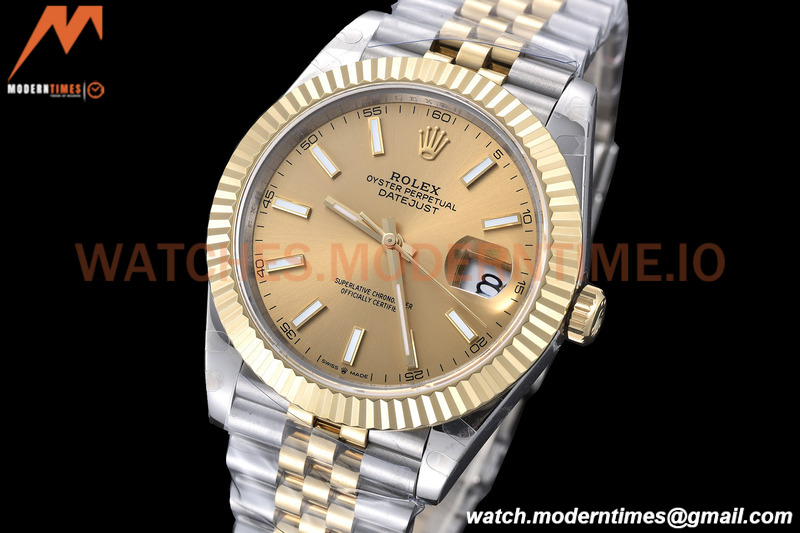 Rolex - Datejust 126333 41mm YG/SS Flt Jub RG EWF A3235