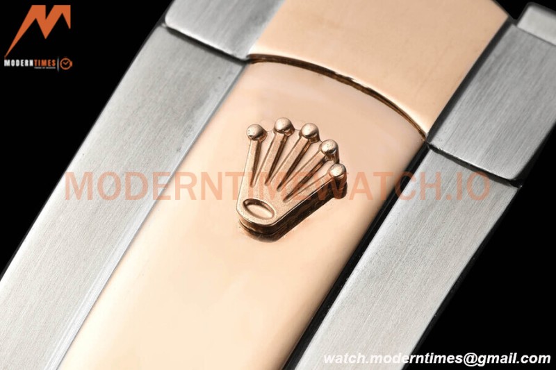 Rolex - Datejust 126331 41mm Jub Flt RG/SS P-Silv/Stk GDF MY8215
