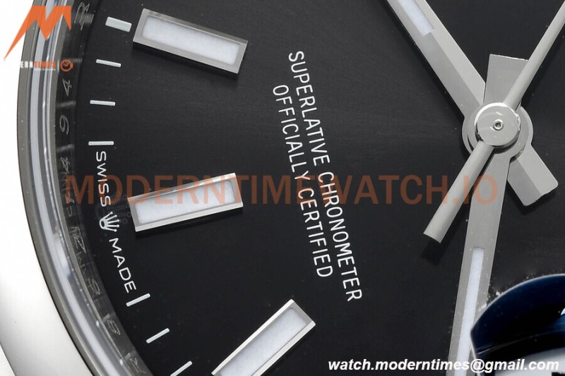 Rolex - Datejust 36mm 126200 Oys Smt 904L SS/SS Black/Stk VSF VS3235