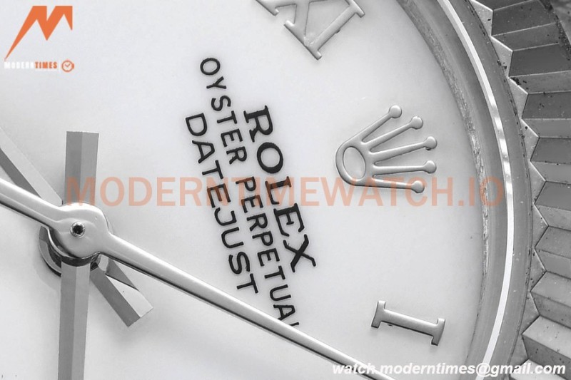 Rolex - Datejust Ladies 278274 31mm Jub Flt SS/SS Wht/Rmn GDF MY8215