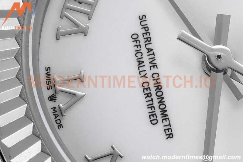 Rolex - Datejust Ladies 278274 31mm Jub Flt SS/SS Wht/Rmn GDF MY8215
