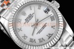 Rolex - Datejust Ladies 278274 31mm Jub Flt SS/SS Wht/Rmn GDF MY8215