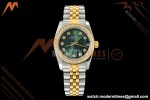 Rolex - Datejust Ladies 278383 31mm Jub Dia YG/SS Grn/Dia GDF MY8215