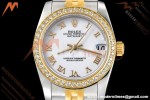 Rolex - Datejust Ladies 278383 31mm Jub Dia YG/SS Wht/Rmn GDF MY8215