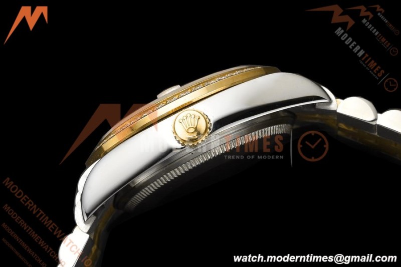 Rolex - Datejust Ladies 278383 31mm Jub Dia YG/SS Wht/Rmn GDF MY8215