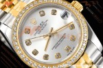 Rolex - Datejust Ladies 278383 31mm Jub Dia YG/SS Silv/Dia GDF MY8215