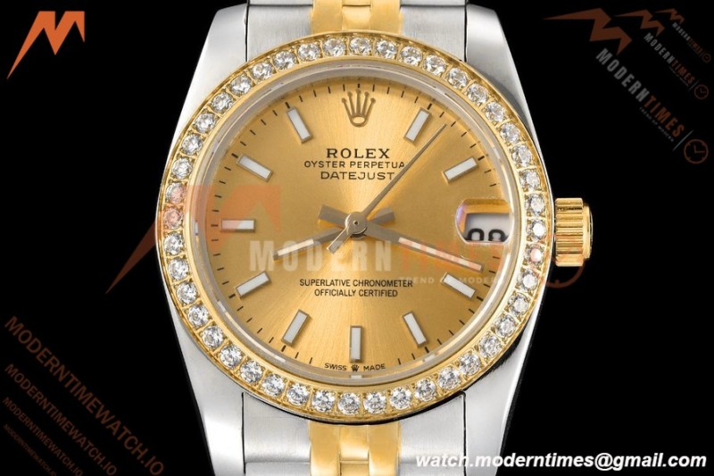 Rolex - Datejust Ladies 278383 31mm Jub Dia YG/SS Gold/Stk GDF MY8215