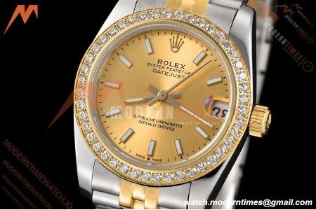 Rolex - Datejust Ladies 278383 31mm Jub Dia YG/SS Gold/Stk GDF MY8215