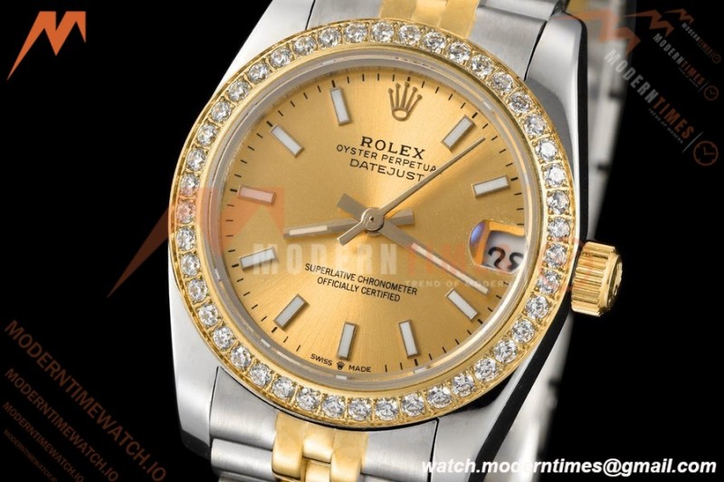 Rolex - Datejust Ladies 278383 31mm Jub Dia YG/SS Gold/Stk GDF MY8215