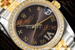Rolex - Datejust Ladies 278383 31mm Jub Dia YG/SS Brn/Rmn GDF MY8215