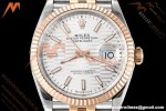 Rolex - Datejust 126231 36mm Jub Flt 904L RG/SS Silver Textured/Stk VSF VS3235
