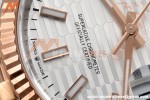 Rolex - Datejust 126231 36mm Jub Flt 904L RG/SS Silver Textured/Stk VSF VS3235