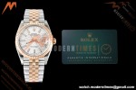 Rolex - Datejust 126231 36mm Jub Flt 904L RG/SS Silver Textured/Stk VSF VS3235