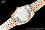 Rolex - Datejust 126231 36mm Jub Flt 904L RG/SS Silver Palm/Stk VSF VS3235
