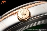 Rolex - Datejust 126231 36mm Jub Flt 904L RG/SS Silver Palm/Stk VSF VS3235