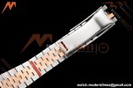 Rolex - Datejust 126231 36mm Jub Flt 904L RG/SS Silver Palm/Dia VSF VS3235