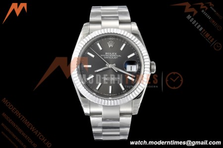 Rolex - Datejust 126334 41mm Oys Flt 904L SS/SS Grey/Stk VSF VS3235