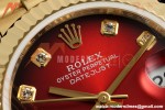Rolex - Datejust Ladies 278278 31mm Pre Flt YG/YG Red/Dia GMF A2824