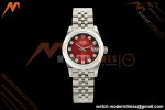 Rolex - Datejust Ladies 278274 31mm Jub Flt SS/SS Red/Dia GMF A2824 | 롤렉스 - 데이트저스트 레이디스 278274 31mm 주브 플랫 SS/SS 레드/다이아 GMF A2824