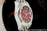 Rolex - Datejust Ladies 278274 31mm Jub Flt SS/SS Red/Dia GMF A2824 | 롤렉스 - 데이트저스트 레이디스 278274 31mm 주브 플랫 SS/SS 레드/다이아 GMF A2824