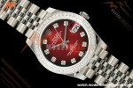 Rolex - Datejust Ladies 278274 31mm Jub Dia SS/SS Red/Dia GMF A2824