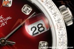 Rolex - Datejust Ladies 278274 31mm Jub Dia SS/SS Red/Dia GMF A2824