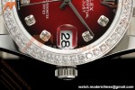 Rolex - Datejust Ladies 278274 31mm Jub Dia SS/SS Red/Dia GMF A2824