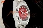 Rolex - Datejust Ladies 278274 31mm Pre Flt SS/SS Red/Dia GMF A2824