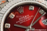 Rolex - Datejust Ladies 278274 31mm Pre Flt SS/SS Red/Dia GMF A2824