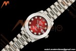 Rolex - Datejust Ladies 278274 31mm Pre Dia SS/SS Red/Dia GMF A2824