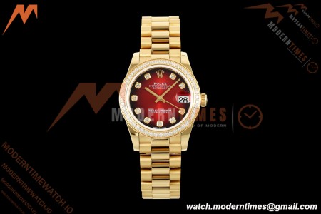 Rolex – Datejust Damen 278288RBR 31 mm Pre Dia YG/YG Rot/Dia GMF A2824 | 롤렉스 – 데이트저스트 데이멘 278288RBR 31mm Pre Dia YG/YG Rot/Dia GMF A2824