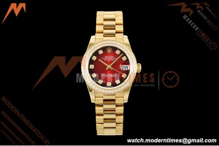 Rolex – Datejust Damen 278288RBR 31 mm Pre Dia YG/YG Rot/Dia GMF A2824 | 롤렉스 – 데이트저스트 데이멘 278288RBR 31mm Pre Dia YG/YG Rot/Dia GMF A2824
