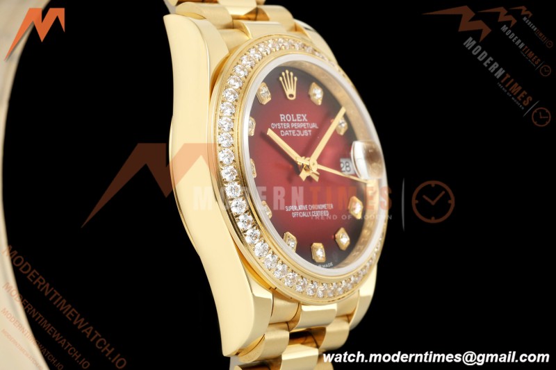 Rolex – Datejust Damen 278288RBR 31 mm Pre Dia YG/YG Rot/Dia GMF A2824