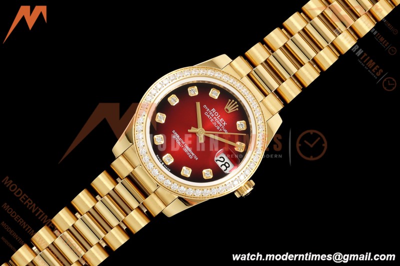 Rolex – Datejust Damen 278288RBR 31 mm Pre Dia YG/YG Rot/Dia GMF A2824