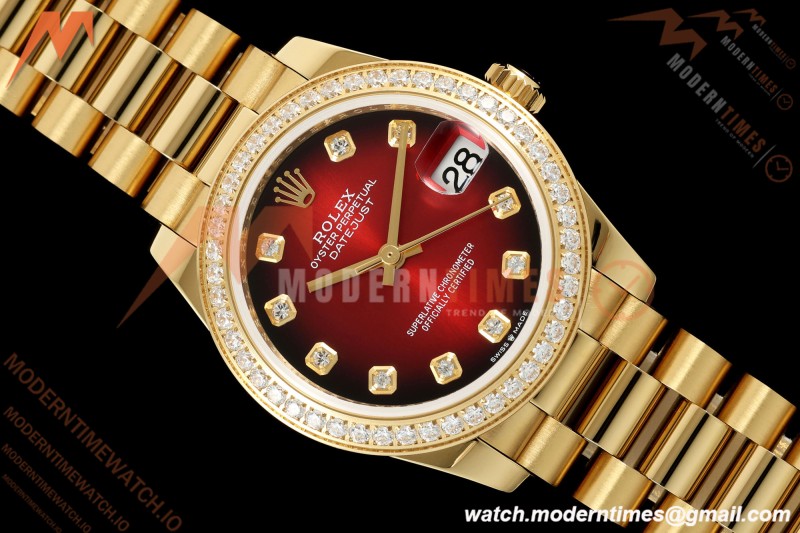 Rolex – Datejust Damen 278288RBR 31 mm Pre Dia YG/YG Rot/Dia GMF A2824