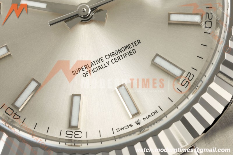 Rolex - Datejust 126334 41mm Oys Flt 904L SS/SS Silv/Stk SCF VR3235 | 롤렉스 - 데이트저스트 126334 41mm 오이스터 플랫 904L 스테인리스 스틸/스테인리스 스틸 실버/스틱 다이얼 SCF VR3235 무브먼트