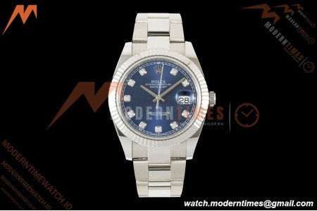 Rolex - Datejust 126334 41mm Oys Flt 904L SS/SS Blu/Dia SCF VR3235 | 롤렉스 데이트저스트 126334 41mm 오이스터 플랫 904L 스테인리스 스틸/스테인리스 스틸 블루 다이얼/다이아몬드 VR3235 무브먼트