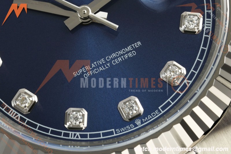 Rolex - Datejust 126334 41mm Oys Flt 904L SS/SS Blu/Dia SCF VR3235