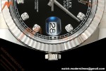 Rolex - Datejust 126334 41mm Oys Flt 904L SS/SS Blk/Dia SCF VR3235