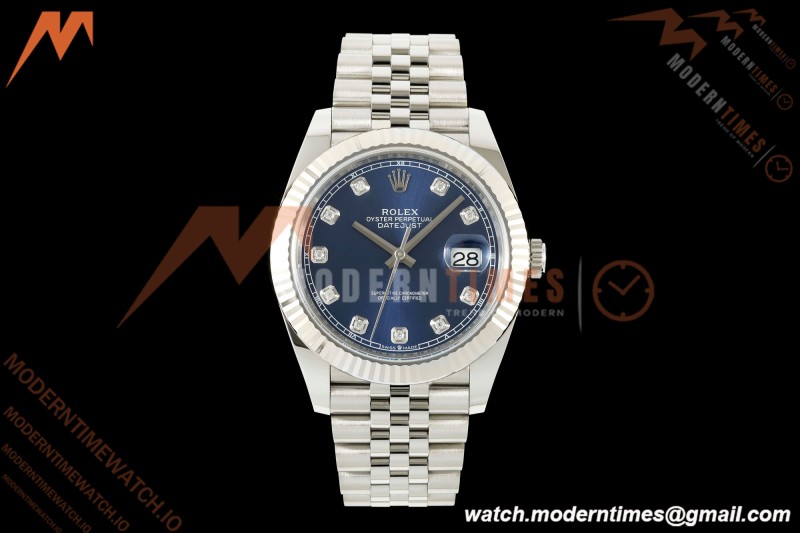 Rolex - Datejust 126334 41mm Jub Flt 904L SS/SS Blu/Dia SCF VR3235