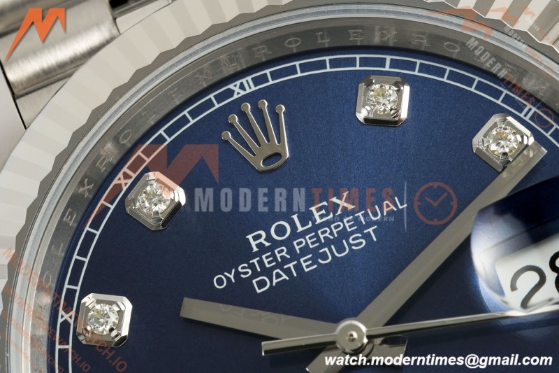 Rolex - Datejust 126334 41mm Jub Flt 904L SS/SS Blu/Dia SCF VR3235
