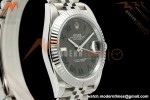 Rolex - Datejust 126334 41mm Wimbledon Jub Flt 904L SS/SS Grey/Rmn SCF VR3235 | 롤렉스 데이트저스트 41 Ref.126334 “윔블던” 41mm, 쥬빌리 브레이슬릿, 플루티드 베젤, 904L 스테인리스 스틸, 그레이 다이얼 로마 숫자 인덱스, SCF, VR3235 무브먼트