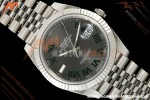 Rolex - Datejust 126334 41mm Wimbledon Jub Flt 904L SS/SS Grey/Rmn SCF VR3235 | 롤렉스 데이트저스트 41 Ref.126334 “윔블던” 41mm, 쥬빌리 브레이슬릿, 플루티드 베젤, 904L 스테인리스 스틸, 그레이 다이얼 로마 숫자 인덱스, SCF, VR3235 무브먼트
