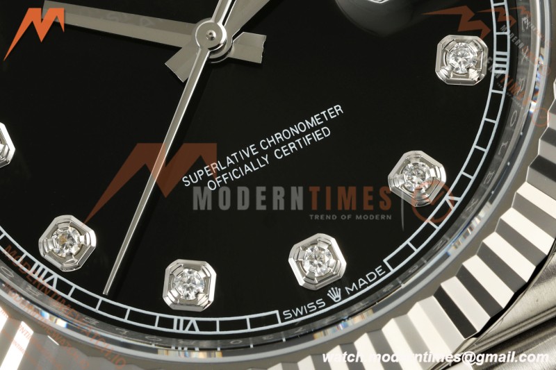 Rolex - Datejust 126334 41mm Jub Flt 904L SS/SS Blk/Dia SCF VR3235
