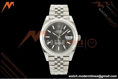 Rolex - Datejust 126334 41mm Jub Flt 904L SS/SS Gray/Stk SCF VR3235 | 롤렉스 데이트저스트 126334 41mm 주빌리 브레이슬릿 904L 스테인리스 스틸/스테인리스 스틸 그레이 다이얼 VR3235 무브먼트