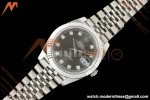 Rolex - Datejust 126334 41mm Jub Flt 904L SS/SS Gray/Dia SCF VR3235 | 롤렉스 데이트저스트 126334 41mm 주빌리 브레이슬릿 904L 스테인리스 스틸/스테인리스 스틸 그레이 다이얼 다이아몬드 인덱스 SCF VR3235 무브먼트