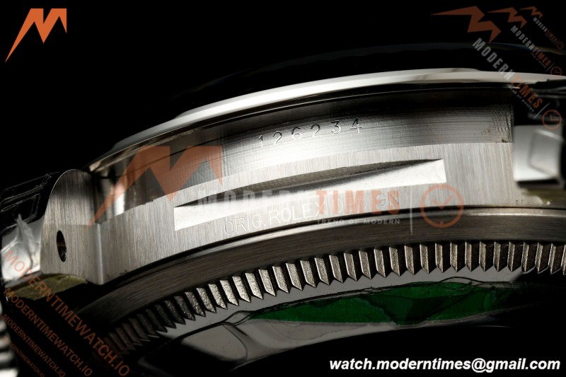 Rolex - Datejust 126234 36mm Oys Flt 904L SS/SS Ombre Green/Stk VSF V2 DD3235
